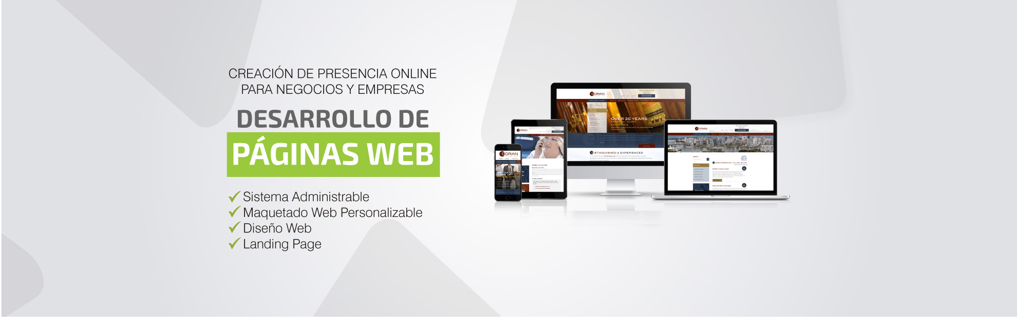 pagina web administrable